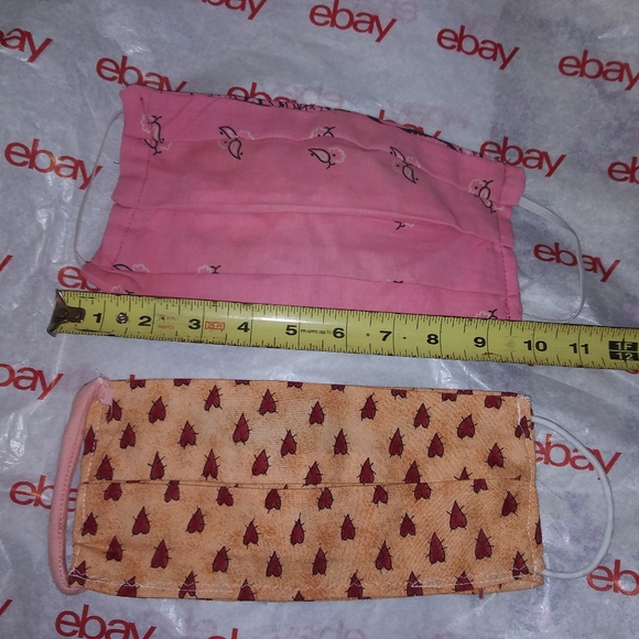 1 Filtered + 1 Unfiltered CLOTH Face Mask BANDANAS - Picture 7 of 8